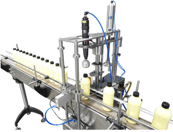 Semi-Automatic Single Head Cap Tightener, model AC-CS16, by Acasi Machinery Inc., right view