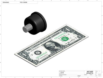 Semi-automatic pump filler machine, model PU1000, Component FES-159596, by Acasi Machinery Inc.