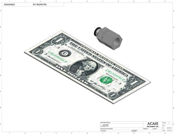 Semi-automatic pump filler machine, model PU1000, Component M1-80258189, by Acasi Machinery Inc.