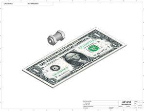 Semi-automatic pump filler machine, model PU1000, Component M1-84425891, by Acasi Machinery Inc.