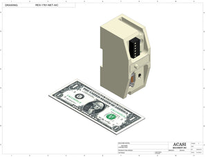 Semi-automatic pump filler machine, model PU1000, Component REX-1761-NET-AIC, by Acasi Machinery Inc.