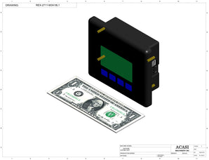 Semi-automatic pump filler machine, model PU1000, Component REX-2711-M3A18L1, by Acasi Machinery Inc.