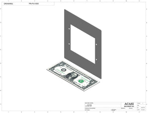 Semi-automatic pump filler machine, model PU1000, Part PN PU1000, by Acasi Machinery Inc.