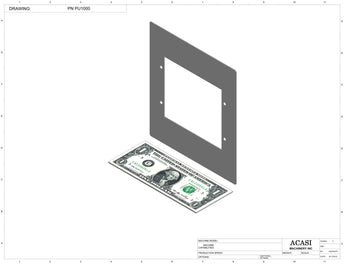 Semi-automatic pump filler machine, model PU1000, Part PN PU1000, by Acasi Machinery Inc.
