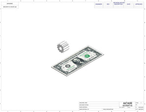 Semi automatic 1 gear pump filler machine, individual filling volume and speed adjusment, high viscocity liquid products, model TruPump 1S, Component AES-EDT-51-25-007, by Acasi Machinery Inc.