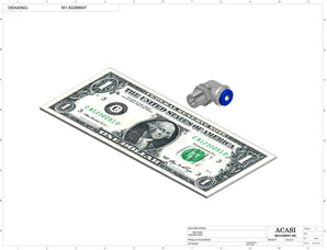Semi automatic 1 gear pump filler machine, individual filling volume and speed adjusment, high viscocity liquid products, model TruPump 1S, Component M1-82288697, by Acasi Machinery Inc.