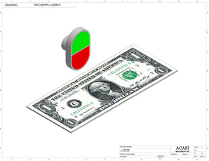 Semi automatic 1 gear pump filler machine, individual filling volume and speed adjusment, high viscocity liquid products, model TruPump 1S, Component REX-800FP-LU2EBFA, by Acasi Machinery Inc.