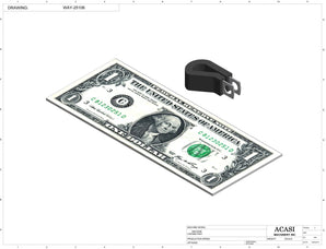 Semi automatic 1 gear pump filler machine, individual filling volume and speed adjusment, high viscocity liquid products, model TruPump 1S, Component WAY-25106, by Acasi Machinery Inc.