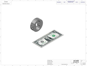 Semi automatic 1 gear pump filler machine, individual filling volume and speed adjusment, high viscocity liquid products, model TruPump 1S, Part PUM1200-01-020, by Acasi Machinery Inc.