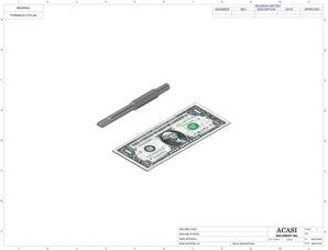 Semi automatic 1 gear pump filler machine, individual filling volume and speed adjusment, high viscocity liquid products, model TruPump 1S, Part PUM2400-01-014, by Acasi Machinery Inc.