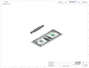 Semi automatic 1 gear pump filler machine, individual filling volume and speed adjusment, high viscocity liquid products, model TruPump 1S, Part PUM2400-01-016, by Acasi Machinery Inc.