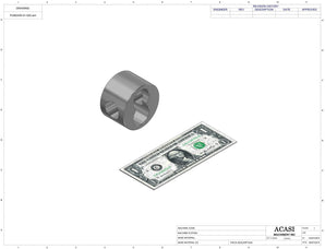 Semi automatic 1 gear pump filler machine, individual filling volume and speed adjusment, high viscocity liquid products, model TruPump 1S, Part PUM2400-01-020, by Acasi Machinery Inc.