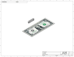 Stainless steel cap chute to feed various sizes of caps, model 13000, Part 12300, by Acasi Machinery Inc.