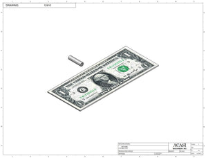 Stainless steel cap chute to feed various sizes of caps, model 13000, Part 12410, by Acasi Machinery Inc.