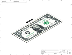 Stainless steel cap chute to feed various sizes of caps, model CD-03, Component M1-06039101, by Acasi Machinery Inc.