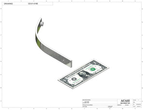 Stainless steel cap delivery to feed a wide range of caps, model CD-01, Assy CD-01-016E, by Acasi Machinery Inc.