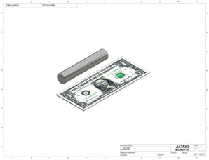 Stainless steel cap delivery to feed a wide range of caps, model CD-01, Part CD-01-006, by Acasi Machinery Inc.