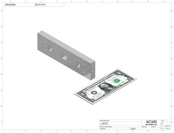Stainless steel cap delivery to feed a wide range of caps, model CD-01, Part CD-01-010, by Acasi Machinery Inc.