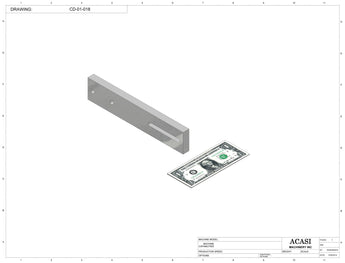 Stainless steel cap delivery to feed a wide range of caps, model CD-01, Part CD-01-018, by Acasi Machinery Inc.