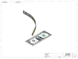 Stainless steel cap delivery to feed a wide range of caps, model CD-01, Part CD-01-022, by Acasi Machinery Inc.