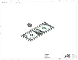 Stainless steel cap delivery to feed a wide range of caps, model CD-01, Part CD-01-024, by Acasi Machinery Inc.