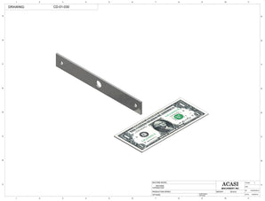 Stainless steel cap delivery to feed a wide range of caps, model CD-01, Part CD-01-030, by Acasi Machinery Inc.