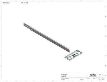 Stainless steel cap delivery to feed a wide range of caps, model CD-01, Part CD-01-036, by Acasi Machinery Inc.