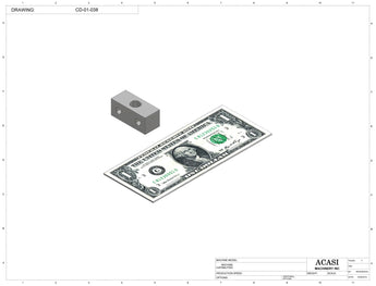 Stainless steel cap delivery to feed a wide range of caps, model CD-01, Part CD-01-038, by Acasi Machinery Inc.