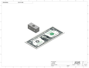 Stainless steel cap delivery to feed a wide range of caps, model CD-01, Part CD-01-040, by Acasi Machinery Inc.