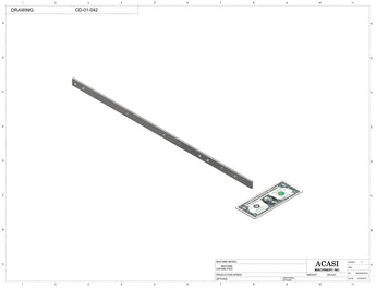 Stainless steel cap delivery to feed a wide range of caps, model CD-01, Part CD-01-042, by Acasi Machinery Inc.
