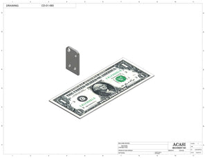 Stainless steel cap delivery to feed a wide range of caps, model CD-01, Part CD-01-060, by Acasi Machinery Inc.