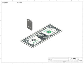 Stainless steel cap delivery to feed a wide range of caps, model CD-01, Part CD-01-060, by Acasi Machinery Inc.