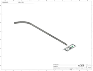 Stainless steel cap delivery to feed a wide range of caps, model CD-01, Part CD-01-074, by Acasi Machinery Inc.