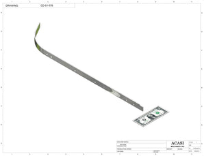 Stainless steel cap delivery to feed a wide range of caps, model CD-01, Part CD-01-076, by Acasi Machinery Inc.