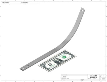 Stainless steel cap delivery to feed a wide range of caps, model CD-03, Part CD-03-022, by Acasi Machinery Inc.