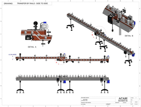 Transfer by Rails - Side to Side