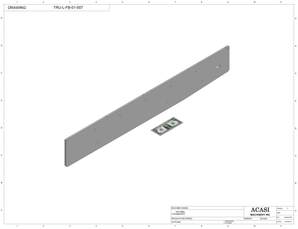 Front and Back Labeler Part  TRU-L-FB-01-007 By Acasi Machinery