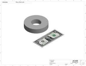Front and Back Labeler Part  TRU-L-FB-01-018 By Acasi Machinery
