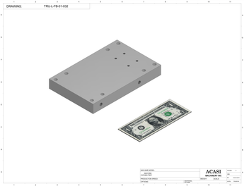 Front and Back Labeler Part  TRU-L-FB-01-032 By Acasi Machinery