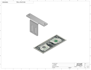 Front and Back Labeler Part  TRU-L-FB-07-054 By Acasi Machinery