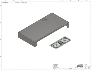 Front and Back Labeler Part  TRU-L-FB-09-028_MIR By Acasi Machinery