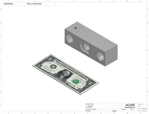 Front and Back Labeler Part  TRU-L-FB-09-032 By Acasi Machinery