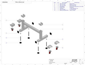 Front and Back Labeler Model Tru-Labeler-FB-HH | Tube Structure By Acasi Machinery