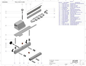 High Speed Labeler Model TRU-L-HS-HERMA | Infeed Screw System By Acasi Machinery