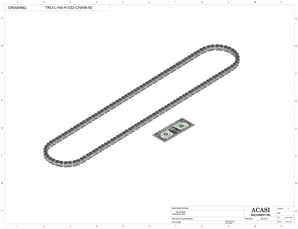 High Speed Labeler Part TRU-L-HS-H-V22-CHAIN-50 By Acasi Machinery