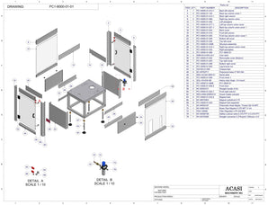 Chuck Bottle Capper model PC1-JAW-VIB Parts