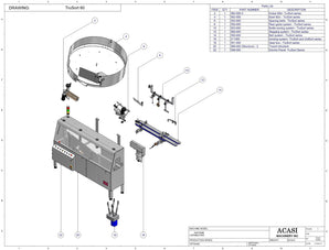 Bottle Unscrambler Model TruSort-60 Parts