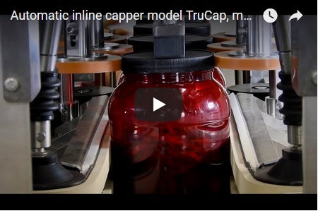 Automatic Inline Bottle Capping Machine Model TruCap-X-Cent Videos