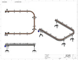 Conveyor design in U shape