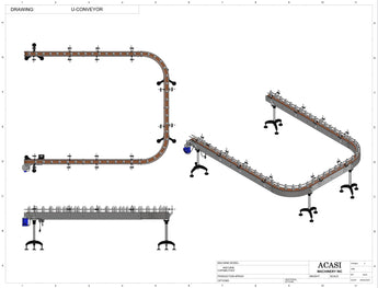 Conveyor design in U shape